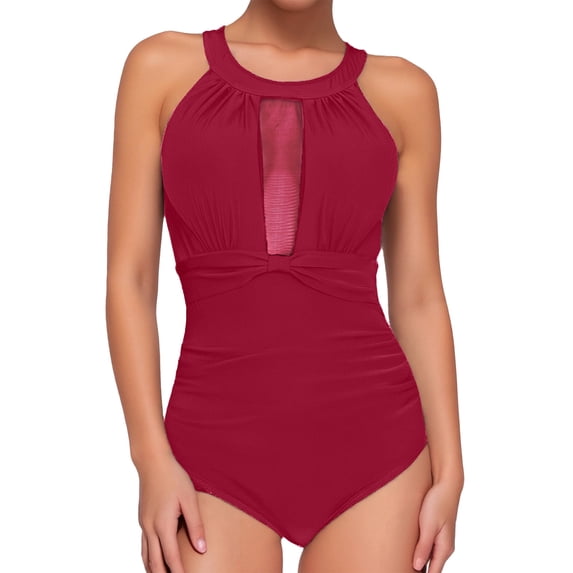 WAYUTE One Piece Swimsuit Women Long Sleeve Vest Surfing Suit Bathing Suits Diving Swimming Beach Fashion Swimsuit