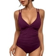 thumbnail image 1 of WAYUTE One Piece Swimsuit Women Swimsuits for Bathing Suits Sexy Criss Back Swimwear, 1 of 8