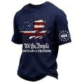 thumbnail image 1 of WAYUTE Patriotic Boys Graphic Tee for Independence Day Celebration Kids Round Neck T Shirt Lightweight Casual School, 1 of 4