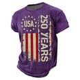 thumbnail image 1 of WAYUTE Patriotic Boys Graphic Tee for Independence Day Celebration Kids Round Neck T Shirt Lightweight Summer Daily Wear, 1 of 4