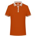thumbnail image 1 of WAYUTE Polo Shirts for Men Short Sleeve Button Down Patchwork Color Knit Classic Fit Top for Work Business Daily Wear Casual Outdoor, 1 of 2