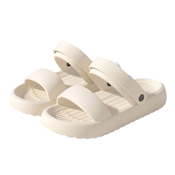 oqasdz Sandals Women Soft Open Toe Flat Sandals for Beach Vacation Spring Slip On Lightweight Breathable Design Casual Outdoor