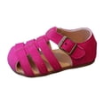 thumbnail image 1 of WAYUTE Sandals for Girls Soft Sole Closed Toe Princess Sandals Breathable Beach Shoes for Toddler and Kids Playful Casual Summer, 1 of 7