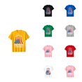 thumbnail image 1 of WAYUTE Shirts for Boys 4th of July Patriotic Independence Day Matching Short Sleeve Crewneck Shirt for Toddler Kids Casual Summer, 1 of 4
