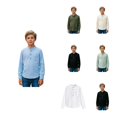 thumbnail image 1 of WAYUTE Shirts for Boys Button Closure Long Sleeve Solid Color Dress Shirts Lightweight Tees Tops with Front Pocket Casual Summer, 1 of 3