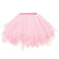 thumbnail image 1 of WAYUTE Skirts for Women Pleated Gauze Short Skirt Adult Tutu Dancing Party Evening Wedding Performance Skirt Fashion Outdoor Activities Holiday Skirt, 1 of 3