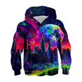 thumbnail image 1 of WAYUTE Sweatshirts for Girls and Boys Hooded Sweatshirt for Kids and Youth Pullover with Front Pocket Soft Casual Sports Athletic Outwear, 1 of 2