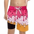 thumbnail image 1 of WAYUTE Swim Trunks Boys with Compression Liner Elastic Waist Soft Swim Shorts with Inner Pocket for Kids Bathing Suit Summer Water Park, 1 of 4