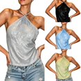 thumbnail image 1 of WAYUTE Tank Tops for Women Elegant Halter Neck Backless Strappy Camisole Loose Comfort Basic Summer Tops Performance Beach Casual Outdoor, 1 of 7