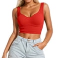 thumbnail image 1 of WAYUTE Tank Tops for Women Ribbed Tank Top Athletic Workout Yoga Racerback Camisole Lightweight Wicking Activewear Top, 1 of 6