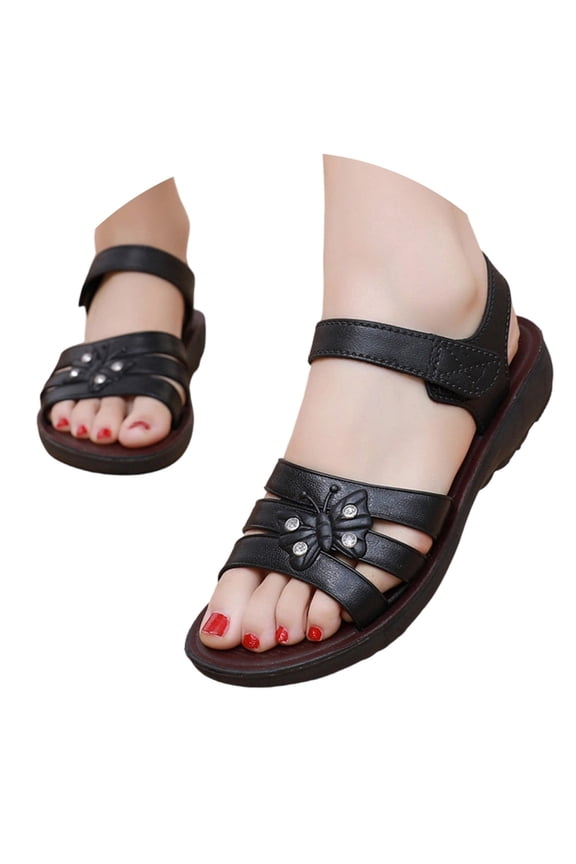 WAYUTE Women Sandals Elegant Platform Open Toe Thick Heel Footwear with Insole Everyday Comfortable Straps Casual Summer