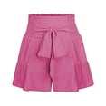 thumbnail image 1 of WAYUTE Women Shorts Personality Fashion Wide Leg Shorts Casual Culottes Simple and Exquisite Design, 1 of 4