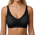 thumbnail image 1 of WAYUTE Women's Bras Full Figure Lace Underwire Bra Push up Plus Size Support Comfortable Everyday Bra with Side Wide Straps, 1 of 4