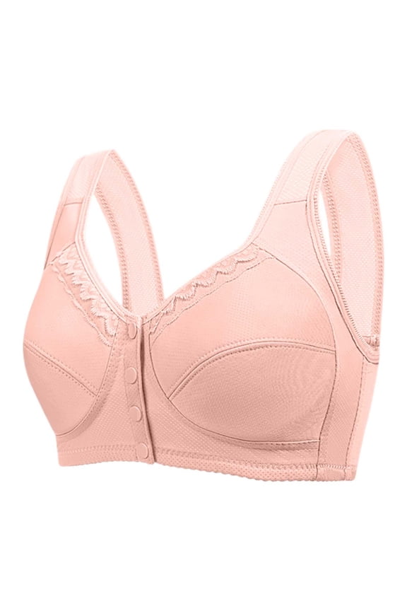 Women's Bras Seamless Push up Floral Prints Vest Soft Support Large Size Fixed Cup Breathable Bra Comfort Everyday