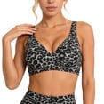 thumbnail image 1 of WAYUTE Women's Bras Unlined Comfort Full Cigure Lace Print Wireless Bra for Seamless Fit Soft Interior and Breathable Support, 1 of 4