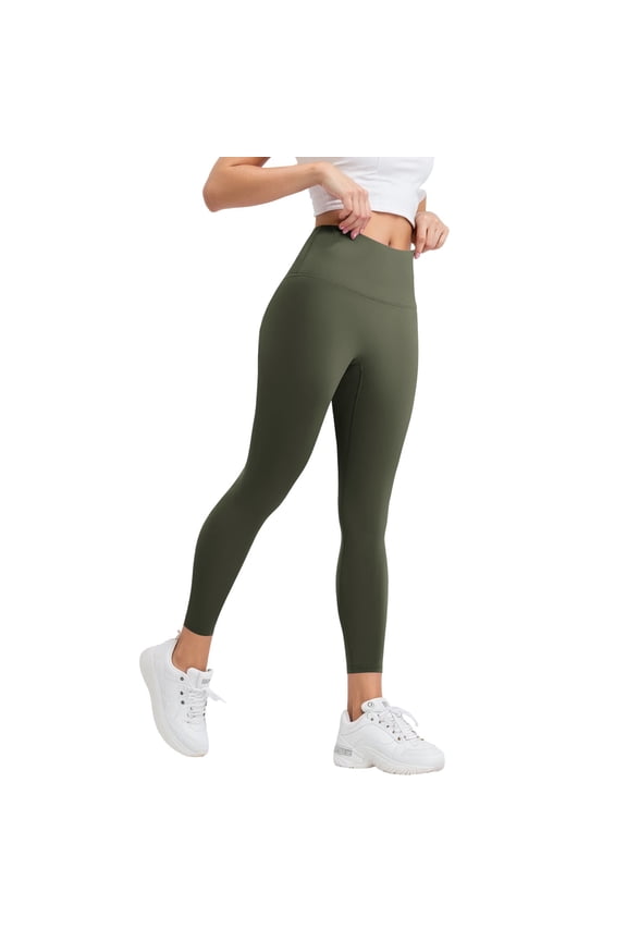 Women's Leggings High Waisted Non See Through with 4 Way Stretch for Squat Proof Comfort Stretchy Fit Gym Fitness L