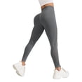 thumbnail image 1 of WAYUTE Women's Leggings Tummy Control Non See Through Seamless Push up Solid Color Stretchy Fit Trousers for Daily Wear S, 1 of 3