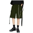 thumbnail image 1 of WAYUTE Women's Shorts Cargo Shorts Trend Loose Sports Casual Pants Wide Leg Quarter Pants, 1 of 9