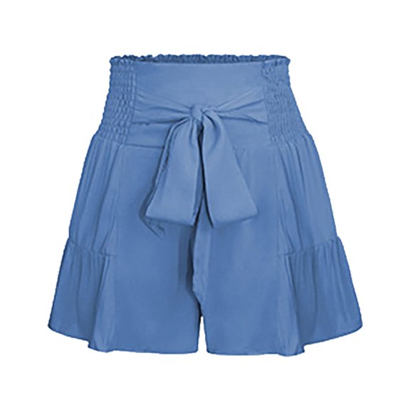 WAYUTE Women's Shorts Personality Fashion Wide Leg Shorts Casual Culottes Simple and Exquisite Design