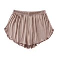 thumbnail image 1 of WAYUTE Women's Shorts Ruffles Solid Color Pyjama Bottoms Summer Breathable Loose Comfortable Sleepwear Pajamas Shorts, 1 of 4