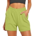 thumbnail image 1 of WAYUTE Women's Shorts Shorts Casual Summer Drawstring Comfy Elastic High Waist Running Shorts with Pockets, 1 of 5