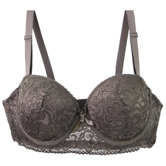 WAYUTE Womens Bras Full Coverage Underwire Plus Size Support Comfortable Everyday Wear Bralette Bra with Side Wide Straps