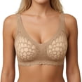 thumbnail image 1 of WAYUTE Womens Bras Full Figure Lace Underwire Bra Push up Plus Size Support Comfortable Everyday Bra with Side Wide Straps, 1 of 4