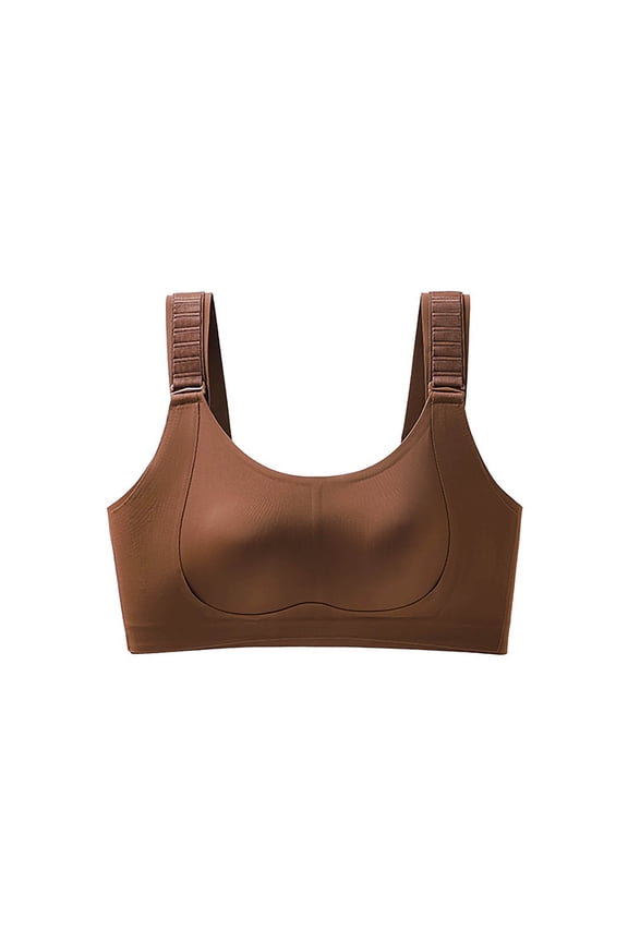 Womens Bras Seamless Lift and Support Solid Color Bra with Side Coverage for Full Bust Comfort Sports Yoga Workout Wear