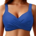 thumbnail image 1 of WAYUTE Womens Bras Underwire Solid Color Push Up Swim Top Bikini Bra Padded Bathing Suit Swimsuit Tops, 1 of 5