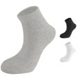 thumbnail image 1 of WAYUTE Womens Ribbed Crew Socks Soft Breathable Cotton Basic Cushioned Solid Color Athletic Socks for Running Casual Sports Wear, 1 of 3