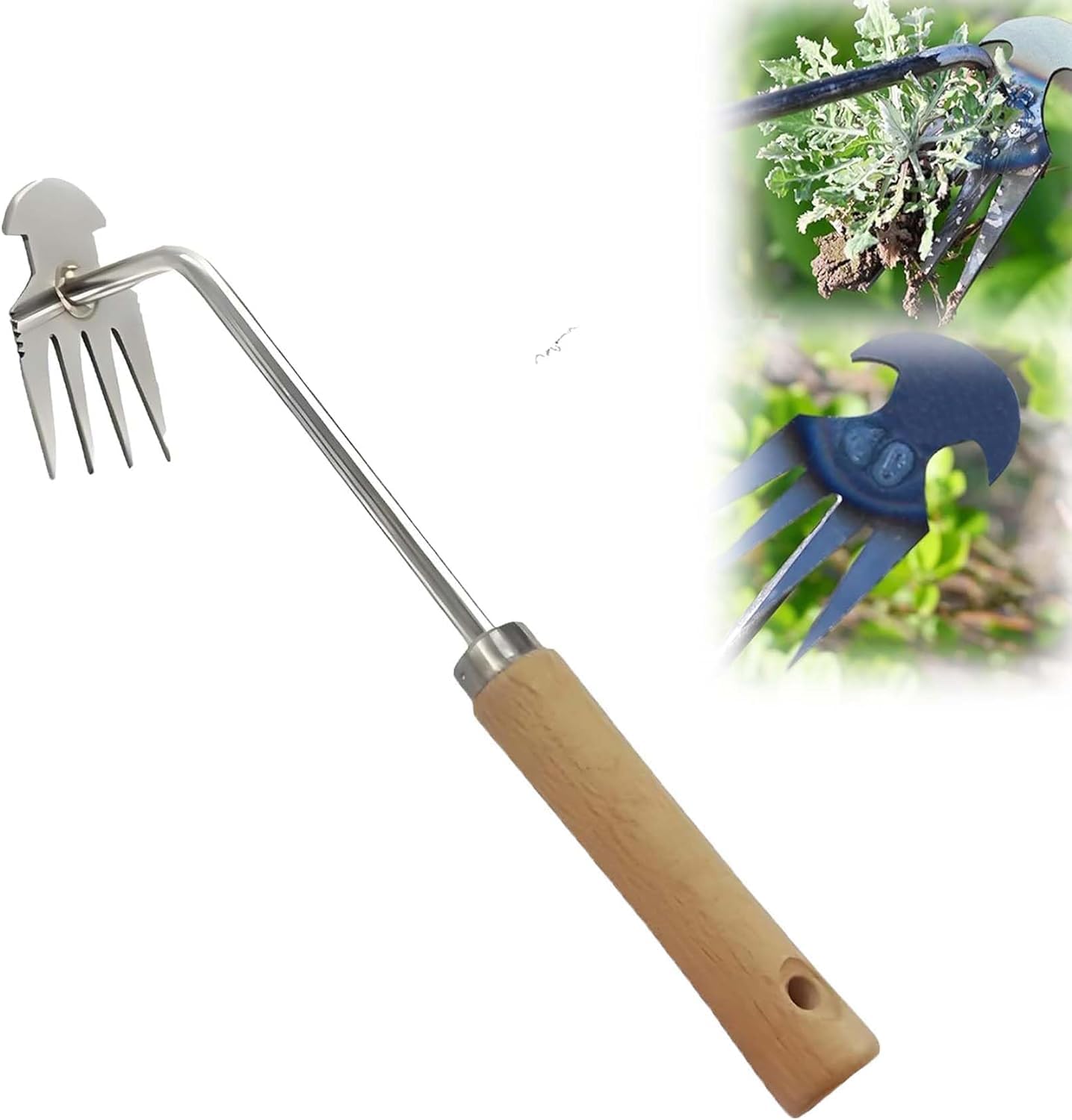 WAZIFLY Effortlessly Uproot Weeds with Our 2024 Long Handle Weeding