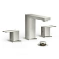 thumbnail image 1 of WB-03033BND Widespread 2-handle Bathroom Faucet with Drain Assembly, 1 of 11