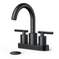 thumbnail image 1 of WB-39035B Celestine Centerset Bathroom Faucet with Drain Assembly, 2-handle Bathroom Sink Faucet, 1 of 11