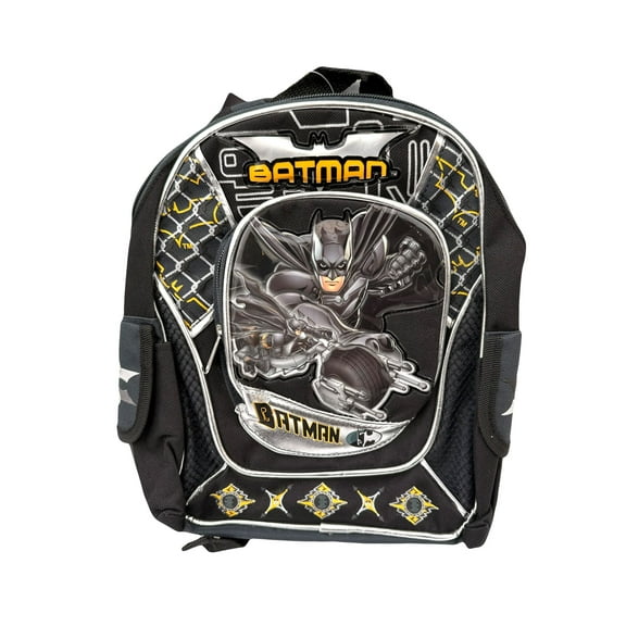 WB Batman Pre-K Toddler Size Small Backpack