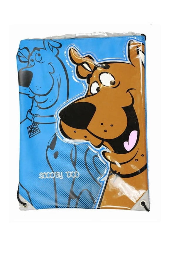 WB Scooby Doo Blue Large Drawstring Cinch Sack