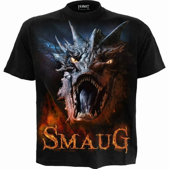 WB Studio - THE HOBBIT - SMAUG - T-Shirt Black