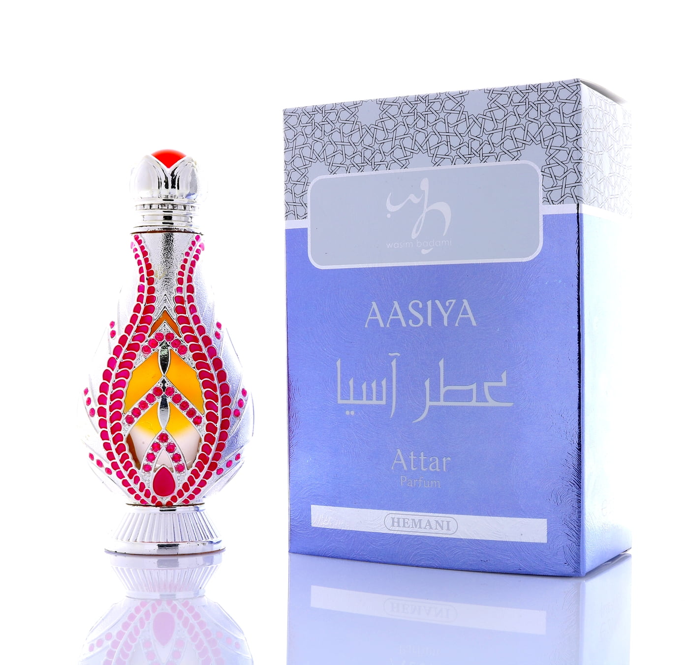 WB by HEMANI Aasiya Attar Parfum 20mL (0.7 fl oz) 100 Halal Essential Oil Based Perfume