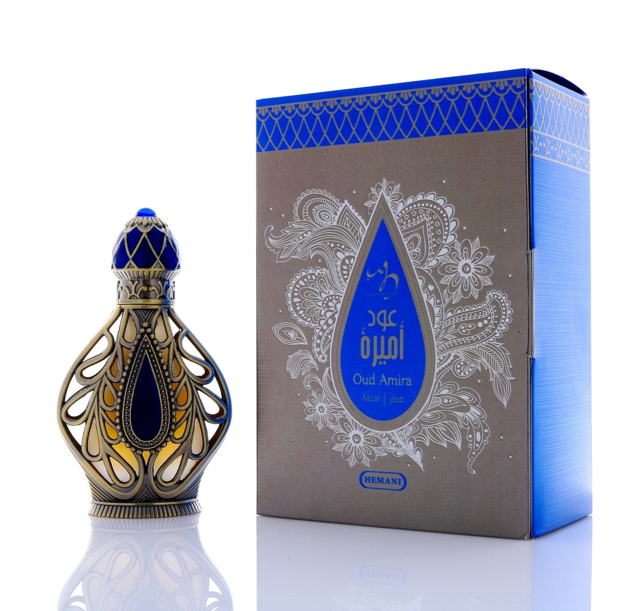 WB by HEMANI Oud Amira Attar Parfum 20mL (0.7 fl oz) 100 Halal
