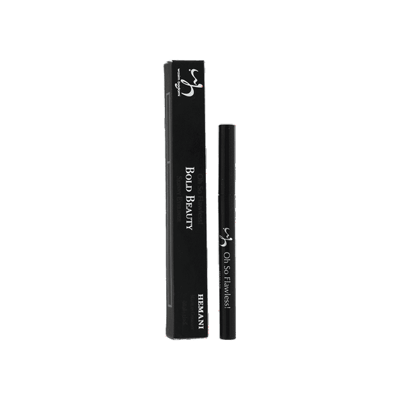 WB by Hemani Bold Beauty Liquid Skinny Eyeliner Water-Resistant I Black I Smudge Proof I Matte Finish I Kohl Type I Smooth and easy Application