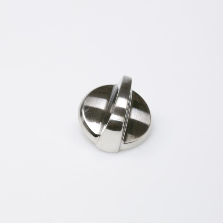 WB03T10325 GE Stainless Steel Control Knob OEM WB03T10325