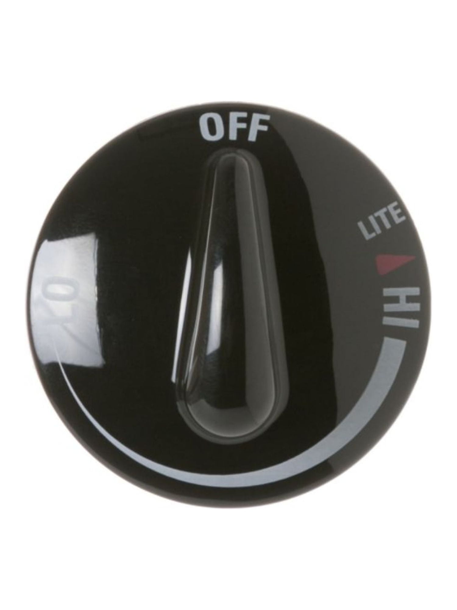 WB03X10122 GE Cooktop Knob Control Bk