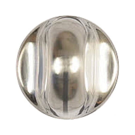WB03X10317 GE Cooktop Knob Vent Tri-Chrome Pl
