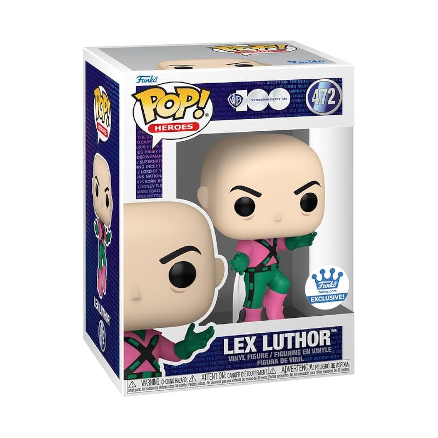 WB100 DC Comics Lex Luthor Funko Pop! Heroes Vinyl Figure