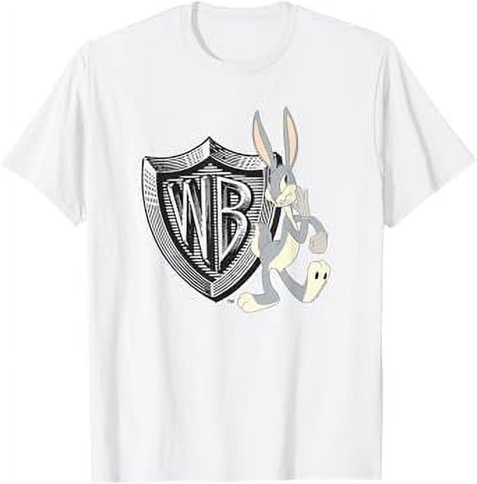 WB100 Looney Tunes Bugs Bunny Vintage Warner Bros. Logo TShirt