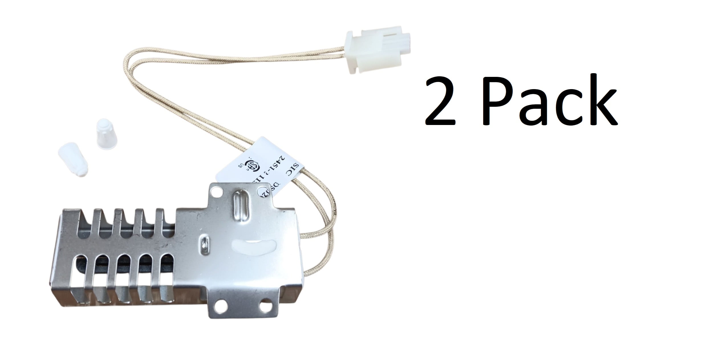 WB13K21 - Gas Oven Igniter 2 Pack for General Electric, AP2020569, PS231280