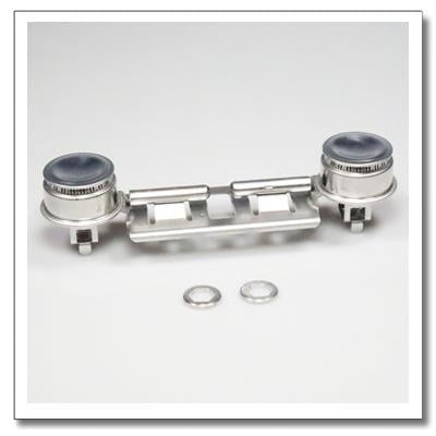 WB16K10026 RANGE DOUBLE BURNER ASSEMBLY - EXACT FIT FOR WB16K10026 GE APPLIANCE - REPLACEMENT PART BY AFTERMARKET APPLIANCE