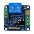 thumbnail image 1 of WB2-01M Single Relay Module 5V WIFI Bluetooth Wireless IoT Development Board Module for Smart Home Applications,1 * Relay Module Kit,Blue, 1 of 7
