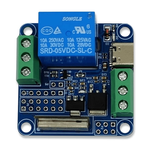 WB2-01M Single Relay Module 5V WIFI Bluetooth Wireless IoT Development Board Module for Smart Home Applications,1 * Relay Module Kit,Blue