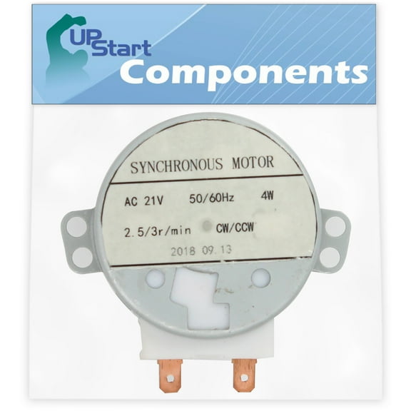 WB26X10038 Microwave Turntable Motor Replacement for General Electric JVM3670SK01 Microwave - Compatible with WB26X10038 Turntable Motor - UpStart Components Brand