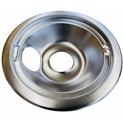 WB31K10265, WB31M16, Small 6" Chrome Drip Bowl Tray replaces GE, Hotpoint